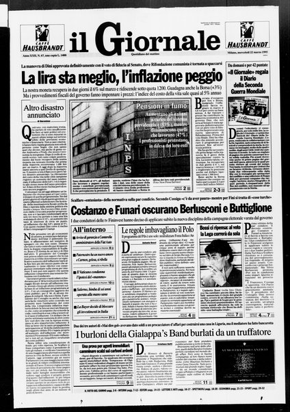 Il giornale : quotidiano del mattino